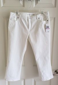 MICHAEL KORS White Capris